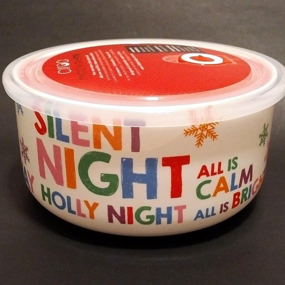 Festive Bone China Microwave Dish with Lid - Picture 3 of 10